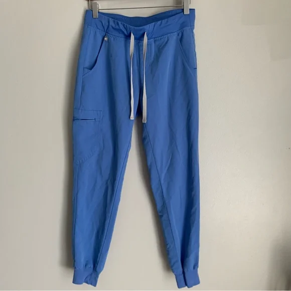 FIGS womens Zamora cargo jogger scrubs blue size small - Picture 2 of 9